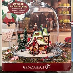 Mrs Claus’s Stocking - Department 56 North Pole - Brand New